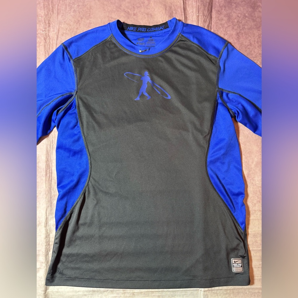 Nike Pro Combat Griffey Swingman Dri Fit Shirt Men’s Large 3/4 Sleeve Baseball